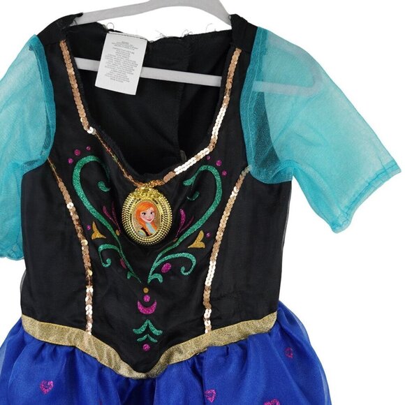 Disney Frozen ANNA Light Up Costume Size 3-6X - Picture 3 of 8